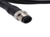 M12 RJ45 Ethernet Cable Water Resistant RJ45 to M12 5P Male Shielded Connector Cable Adapter for V1294-YM0901-3111240332712