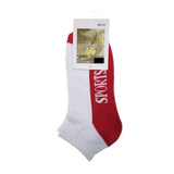 24x COTTON ANKLE SOCKS Sport Cushion Foot Low Cut Running - Assorted Colours Bulk - 2-8 V563-BR-24SOX-ASSTDCLRP-2-8