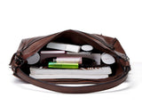Brown Spacious & Stylish PU Leather Tote Bag - Versatile Shoulder/Crossbody V888-ELOSUNG21417