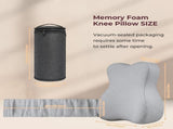 Side Sleeper Knee Pillow Hip Pain Relief Sciatica Pain Relief Ergonomic Leg - Dark Gray - Size V1107-115-19722-DKG