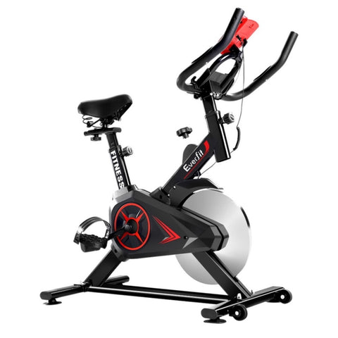 Everfit Spin Bike Exercise Bike Flywheel Cycling Home Gym Fitness Adjustable EB-B-SPIN-01-BK-DDS