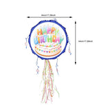 Happy Birthday Party Supplies Cake Shape Cardboard 1Pack Festive Style Game Toy V1370-AZ4-11516
