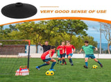 SWETRACE 1Set Soccer for Sports Practice Safety and Stability Black Color 8.5x8.5x2.2in V1189-LWWAL-20260327-03715