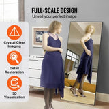 Full Length Mirror, 1800x785 mm, Extra Large Standing Hanging or Leaning Rectangle Floor Mirror with V952-WZJFXLDJ71YC7E8I7V0