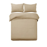 Designer Selection Denver Embossed Quilt Cover Set Latte King V442-GHT-QUILTCS-DENVEREMBOSSED-LATTE-KI