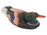 Simulation Water Floating Duck Sculpture Ornament Synthetic Resin Artware Fountain Pond Decoration V1294-YM0523-3111210410711