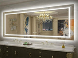 600x800mm LED Bathroom Mirror Anti-fog Illuminated Shatterproof V178-66714