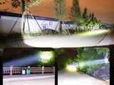 rechargeable LED, 6000mAh, 5 mode, COB tail light, camping V1102-124-51252-BLK-6000MAH