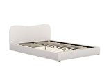 Artiss Bed Frame Double Size Boucle DARA BFRAME-H-DARA-D-WH-ABC
