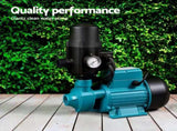 Giantz Peripheral Water Pump Garden Boiler Car Wash Auto Irrigation QB80 Black PUMP-QB80-TPC