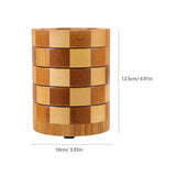Wooden Kitchen Utensil Holder and Silverware Organizer with Multi-Compartment Countertop Storage Set V1370-AZ4-11781