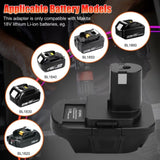 Battery Adapter MT20RNL for Makita Li-ion Batteries Convert to Ryobi 18V Tools V201-W12513631