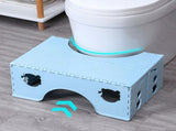 Foldable Toilet Stool, NonSlip Bathroom Potty Step Stool Adults & Kids, Portable Squat Stool V1188-MS-730-035