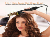 Ellie & Ruby 7-in-1 Hot Air Hair Styler Dryer Brush Curler Black 1400W V238-SUPDZ-41427829391440