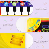 Baby Piano Mat with 25 Sounds,Kidsal Playmat,Early Education Development Birthday Gift V1192-AZ-W-31112