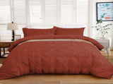 Caramel Siena Dahlia Quilt / Doona / Duvet Cover set V745-AQ082045Q3