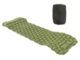 Camping Sleeping Pad Mat Foot Press Inflatable Cushion Mattress for Tent Hiking TravelMilitary Green V1294-YM0718-3117200188113
