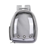 Expandable Travel Cat Backpack Carrier Polarized Tinted Bubble Window Pet Backpack Grey V1263-JX-6877