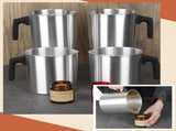 Ziliny 4 Pcs Candle Making Pouring Pot Wax Pouring Pitcher with Dripless Spout and Heat Resisting V1259-DP01-F-130