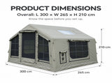 Weisshorn Inflatable Camping Tent Cabin Style with Skylight Mesh 300x265cm XFSK-NT-DD-DA