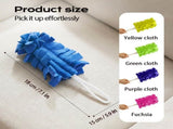 360&deg Electrostatic Duster Refills, 2026 New Washable & Reusable Microfiber Pads Fleece Duster Refill V1258-DP02-F-825