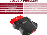 Car OBD2 Bluetooth Scanner, 25K80 Chip Fault Code Reader for Reset and Clear, Real-time Data V1259-DP01-I-00101