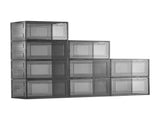 Shoe Storage Boxes, 9 Pack Clear Stackable Shoe Boxes Storage Organizers with Magnetic Door, Fit up V952-KDDQTMCXXHQK0RMOI001V0