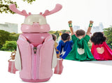 Portable Cute Stainless Steel Thermal Insulation Water Bottle with Straw for Children 500mlPink V1294-YM0901-3117200122913