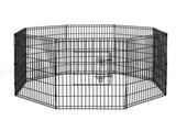 i.Pet 2x36" 8 Panel Dog Playpen Pet Fence Exercise Cage Enclosure Play Pen PET-DOGPLAYPEN-36X2