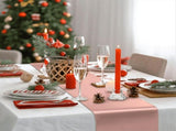 Rose Gold Table Runner 12x108 Inch 10 Pack Satin Table Runners, Smooth Table Runner for Party V1366-AZ2-W-15857