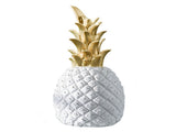 L Size White Pineapple Ornament Resin Artificial Pineapple Figurine Stature for Living Room Bedroom V1294-YM0901-210303ZB06-6