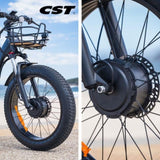 VALK Electric Fat Tyre Tricycle, 500W, Throttle, Hydraulic Disc Brakes, Alloy Frame, Suspension, V219-BIKETCVAF6WA