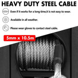 X-BULL 5000LBS Electric Boat Winch 12V Portable Detachable Marine Ship Trailer Winch V211-AUEB-BW002