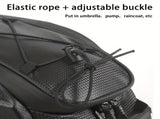bicycle saddle bag, cycling accessories, large capacity saddle bag, weather-resistant bike bag, V1106-139-WHI-15137