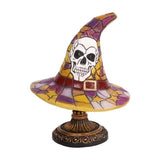Halloween Witch Lamp, 5.9" Inspired Witch Hat Lamp, Gothic Spooky Witches Decor with Holding V1366-AZ2-W-18285
