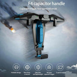 2X Useful Game Console Long Standby Time Black Game Controller Capacitive Touch Burst Gameplay V1366-AZ2-W-14605