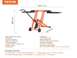 Lawn Mower Lift with Hydraulic Jack, 500 Lbs Weight Capacity, Solid Carbon Steel Lawn Mower Lift, V952-GCJSJJYYS500E2M1RV0