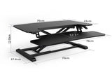 Ergonomic Standing Desk Converter Height Adjustable Sit Stand Workstation for Office Use V63-953421