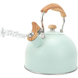 Stainless Steel Whistling Kettle 2.5L for Gas Stoves, Induction Compatible, Ergonomic Handle V1188-NANV-8-9932