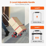 Stair Climbing Cart Heavy Duty Folding Hand Truck Dolly 118 kg 10 Wheels V952-TCSPLCYS260LDSY04V0