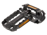 SWETRACE 2Pcs Flat Bike Pedals Carbon Steel Replacement for Road and Mountain Bikes Black V1189-LWWAL-20260327-03710
