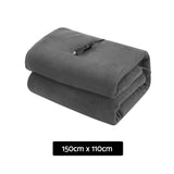 Giselle Electric Heated Blanket Car Throw Rug Grey EB-C-THROW-RUG-CAR-GY