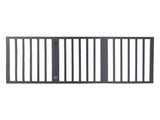 Wooden Pet Gate Dog Fence Retractable Grey 2000x 3MM PT1060-3-GY