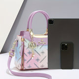 Women'S Handbag Large Capacity Shoulder Bag Crossbody Bag Tote Bag All-Match - Purple - Size V1347-127-46498-PUR-24-10-18