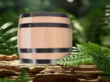 Miniature Barrel Wooden Barrel Ornament Khaki Wood 1Pack V1370-AZ4-14302