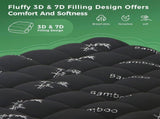 800GSM Mattress Topper Viscose Derived from Bamboo, Thick Pillowtop Fitted Mattress Cover with 45cm V1317-HB-TOP-AUD-CL-HEI
