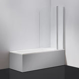 180 Degree Pivot Door 6mm Safety Glass Bath Shower Screen 1000x1400mm By Della Francesca V63-829011