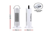 Devanti 2000W Ceramic Tower Heater Space Heaters Oscillating Indoor White CTH-B-2000-WH