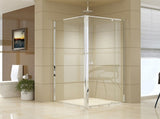Semi Frameless Shower Screen x 195cm Side AS/NZS Glass V63-828691