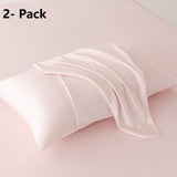 2-pack Milk coffee color Bamboo Pulp Fibre Pillowcase - 48x74cm Single - Cooling Silky Touch, V888-ELOSUNG56171-9